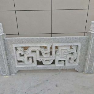 枣庄芝麻白河道栏杆 桥栏杆