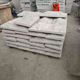 枣庄芝麻白蘑菇石，自然面