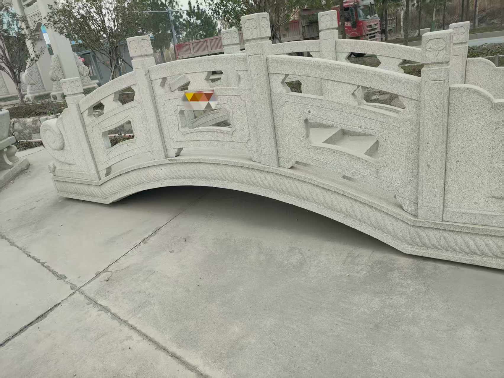 枣庄芝麻白拱桥，石桥