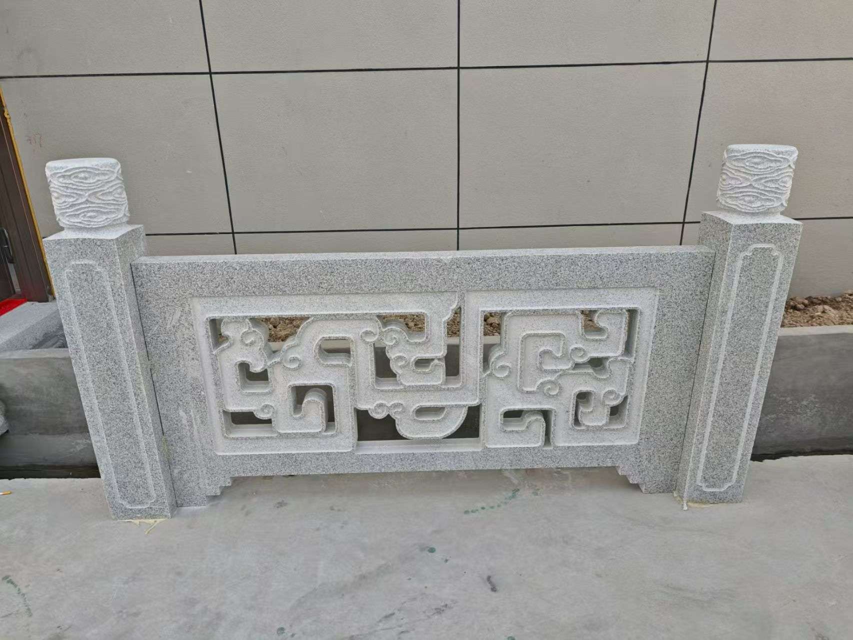 枣庄芝麻白河道栏杆 桥栏杆