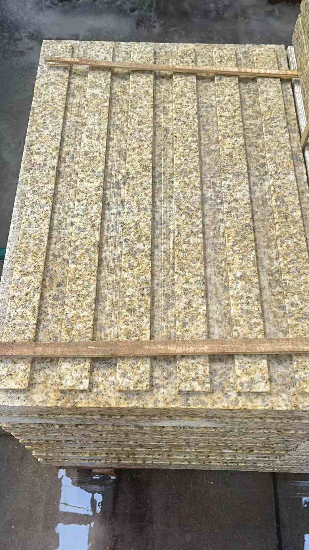 枣庄黄金麻盲道 石材盲道